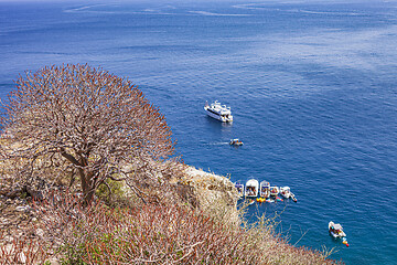 Image showing View of the Tremiti Islands. San Domino island, Italy: scenic vi