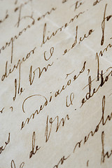 Image showing ancient letter 