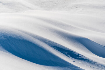 Image showing Snowdrift background