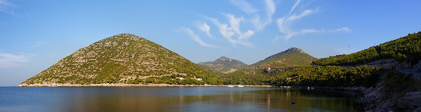 Image showing Sea coast of Peljesac peninsula in Croatia