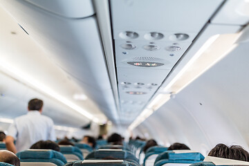 Image showing Inside the aircraft