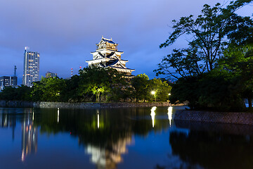 Image showing Hiroshima castle in Japan