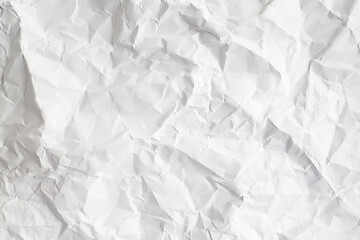 Image showing Crumpled white paper