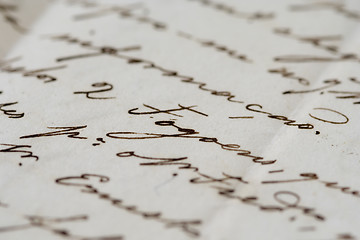 Image showing ancient letter 