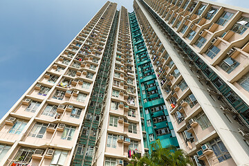 Image showing Apartment Building from low angle