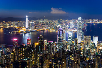 Image showing Hong Kong night