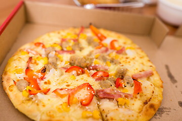 Image showing Pizza in box