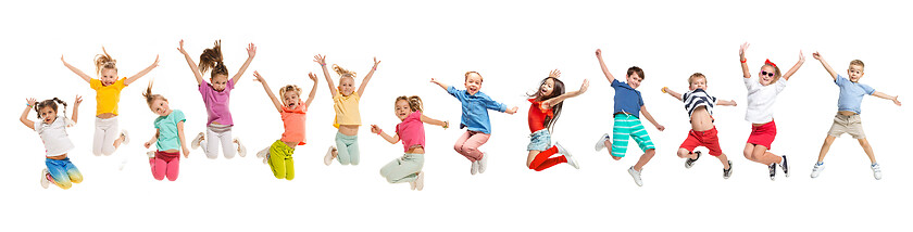 Image showing The kids dance school, ballet, hiphop, street, funky and modern dancers