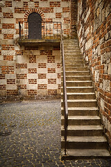 Image showing Stair to castle