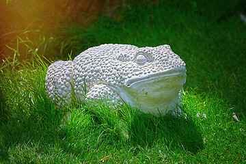 Image showing Outdoor Frog Statue