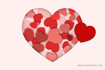 Image showing Valentine greeting card