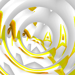 Image showing Abstract 3d background