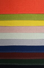 Image showing samples of textiles of different colors