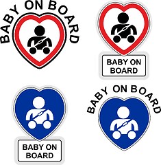 Image showing Baby on board