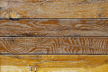 Image showing Brown wooden grunge door texture.