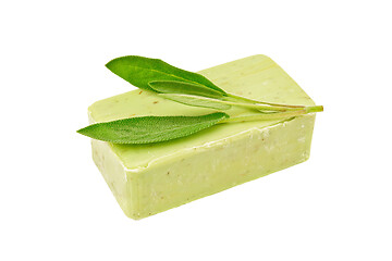 Image showing Soap green with sage