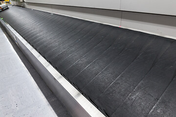 Image showing Empty baggage claim area at airport