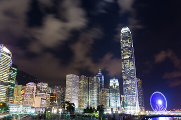 Image showing Hong Kong city at night