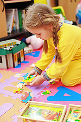 Image showing Cute child playing 