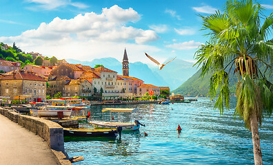 Image showing Historic city of Perast