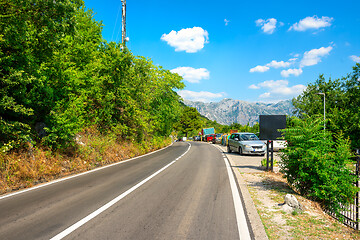 Image showing Landscape of mountain road