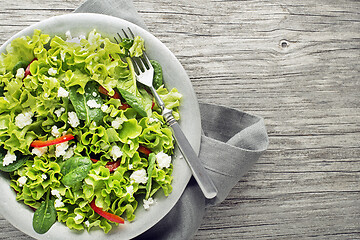 Image showing Green salad