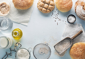 Image showing Bread ingredients