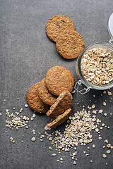 Image showing Oatmeal cookie	