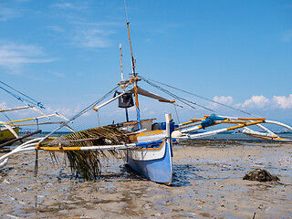 Image showing Traditional fishing boat in the Philippines