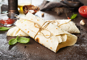 Image showing Homemade lavash