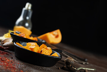 Image showing fried pumpkin