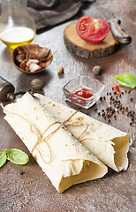 Image showing Homemade lavash