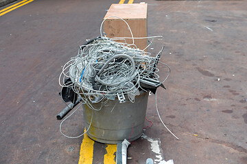 Image showing Cables in Bucket