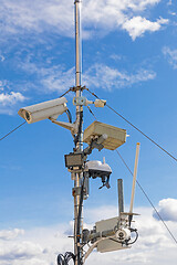 Image showing CCTV Camera Tower