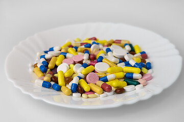 Image showing A bunch of pills