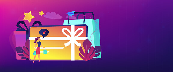 Image showing Gift card header banner.