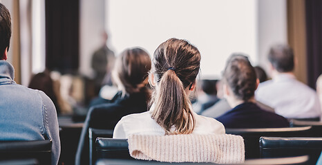 Image showing Audience in the lecture hall.