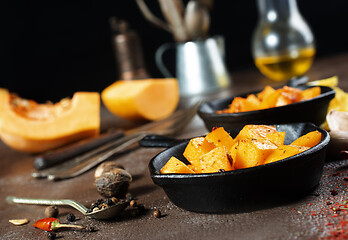 Image showing fried pumpkin