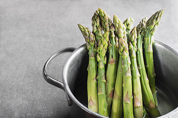 Image showing Asparagus cooking