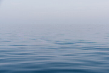 Image showing Blue sea and blue sky