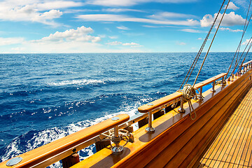 Image showing Yacht in the red sea