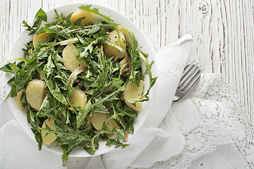 Image showing Dandelion salad