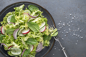 Image showing Green salad