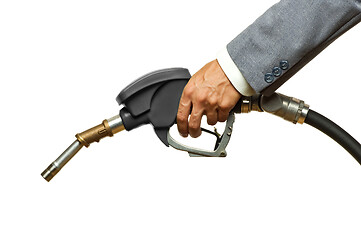 Image showing Fuel pump gas fueling