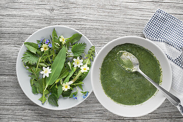 Image showing Healthy cream soup