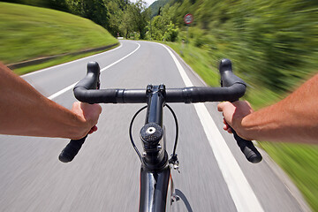 Image showing Road cycling