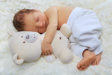 Image showing cute newborn baby