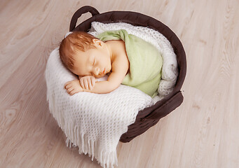 Image showing cute newborn baby