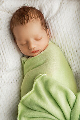 Image showing cute newborn baby