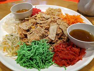 Image showing Yusheng dish during Chinese New Year